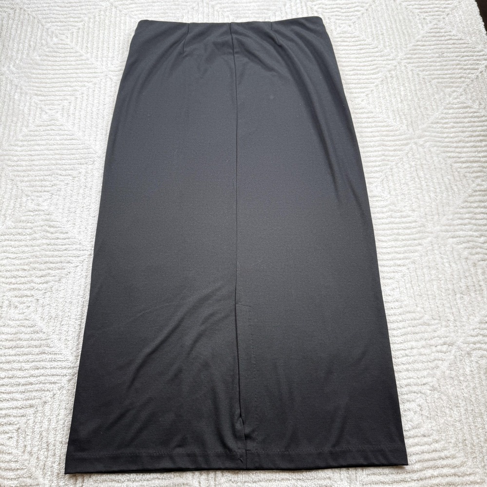 Cato Skirt Womens L Black Straight Pencil Long Stretch Pull On Work Office Dress - Picture 2 of 10